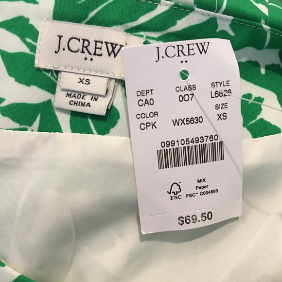 Jcrew cross back scalloped hem top tank - Picture 4 of 4